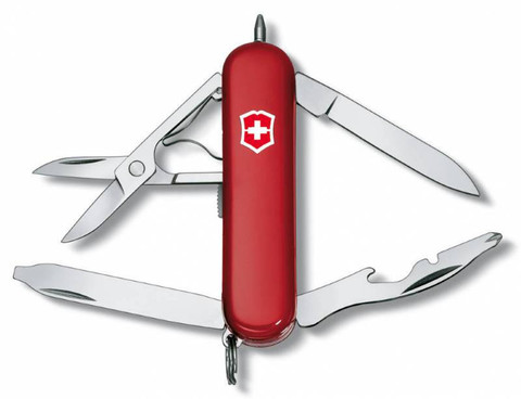 Нож Victorinox Midnite Manager 58мм 10 функций красный (0.6366)