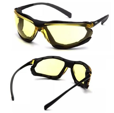Очки Proximity SB9330ST, уд./прочный поликарбонат, ЖЁЛТЫЕ защита от царапин (беруши 2шт)