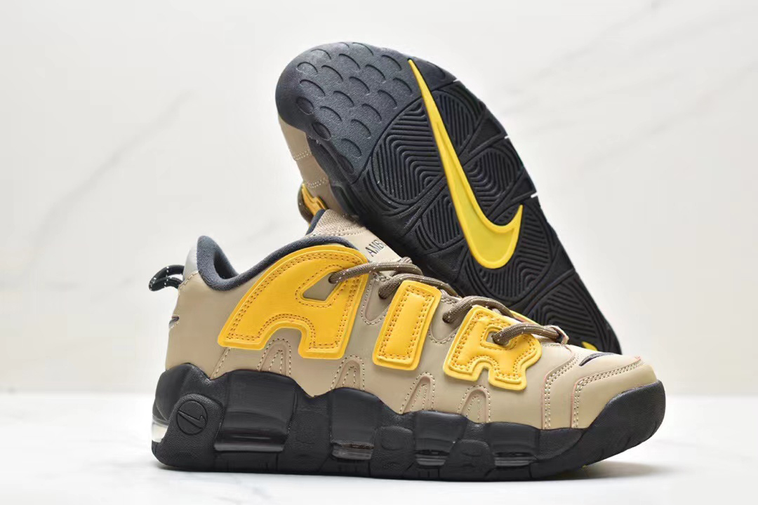 Nike air more uptempo yellow and black new arrivals