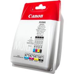 Набор картриджей Canon CLI-471 CMYK. 4 цвета