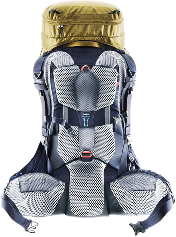 Картинка рюкзак туристический Deuter Aircontact Pro 60+15 Clay/Navy - 2