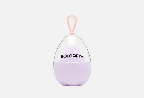 SOLOMEYA Косметический спонж для макияжа,  Purple-pink