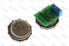 Кнопка (кнопочный модуль) ВКЛ13А-2-4П "10 этаж", круглая, красная подсветка, с кодом Брайля