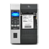Zebra TT ZT610; 4", 203 dpi, Euro and UK cord, Serial, USB, Gigabit Ethernet, Bluetooth 4.0, USB Host, Rewind, Color Touch, ZPL