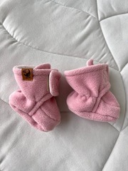 Пинетки из флиса "Cute" (пудра)