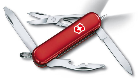 Нож Victorinox Midnite Manager 58мм 10 функций красный (0.6366)