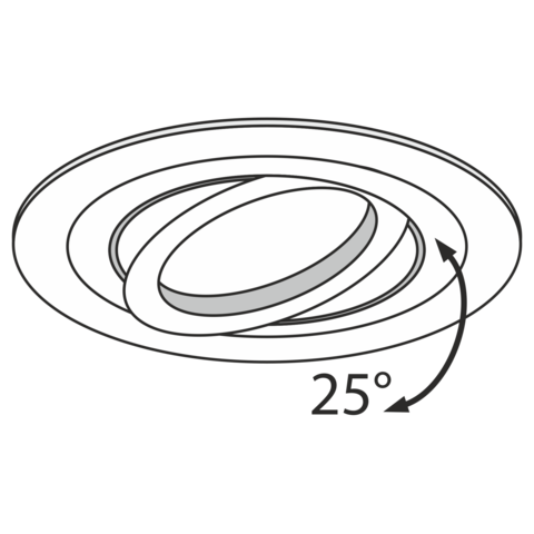 Встраиваемый светильник Technical Atom DL023-2-01W