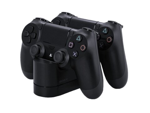 Зарядное устройство для PS4 PlayStation DualShock 4 на 2 геймпада (CUH-ZDC1/E)