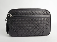 Клатч мужской Bottega Veneta Intrecciato черный