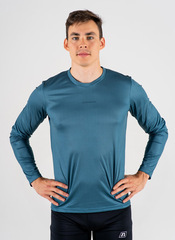Элитная беговая рубашка лонгслив Noname Air T-Shirt LS UX Dark Blue