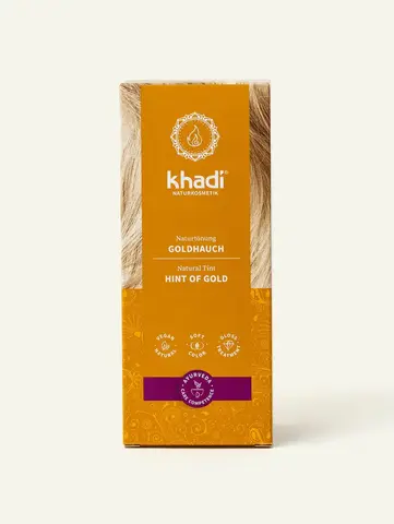 ЗОЛОТИСТЫЙ ОТТЕНОК натуральная краска для волос Khadi Naturprodukte, 100 гр