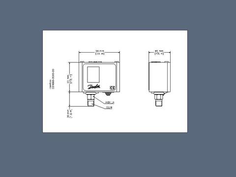 Реле давления KP35 Danfoss 060-113466