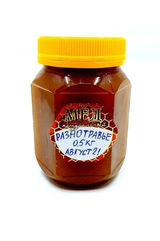 Мёд таежное разнотравье 0,5кг
