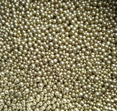 Шарики сахарные бронза Россия. 3 мм 50 гр
