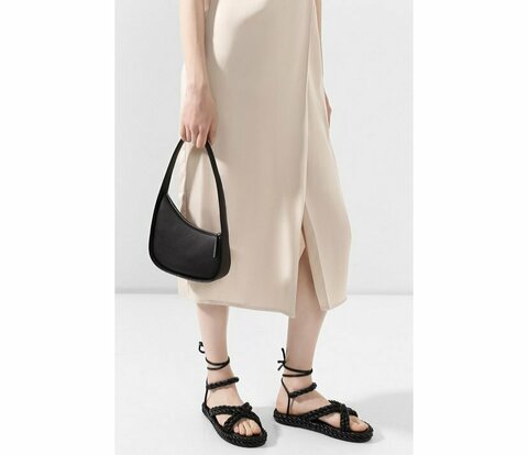 Сумка The Row Half Moon черный