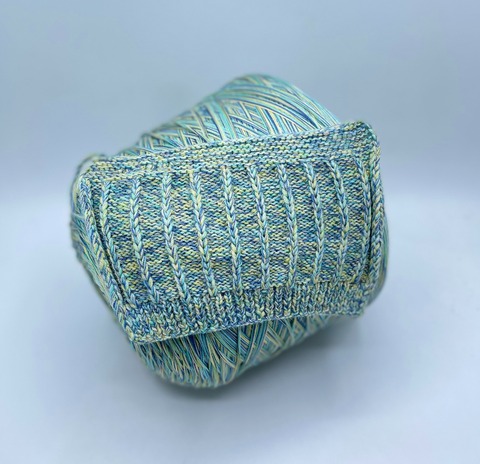Авторская смотка (пр.Италия), 273м/100гр. Меринос/Нейлон , цвет-Берег моря, арт-33190
