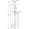 Штанга душевая 100,8 см Hansgrohe Unica’S Puro 28631820