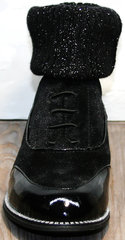 Женские ботинки оксфорды Kluchini 5161 k255 Black