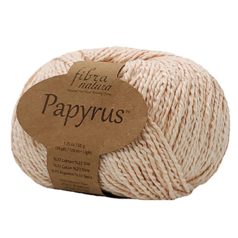 Пряжа Fibra Natura Papyrus 04 топленое молоко (уп. 10 мотков)