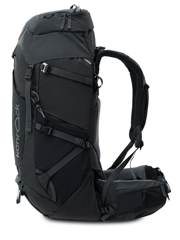 Картинка рюкзак туристический Kanrock Eclipse 60+10 Anthracite - 4