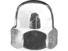 ЗУБР DIN 1587, M6, цинк, 5 кг, колпачковая гайка (303680-06)