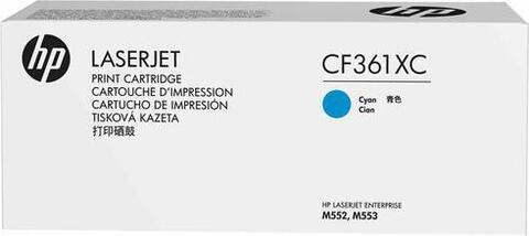 Оригинальный картридж HP CF361XC 508X голубой