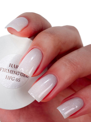 Hard Firming Gel HFG 05 Многофункциональный однофазный гель белоснежно-молочном оттенке с мульти-шиммером 15гр.
