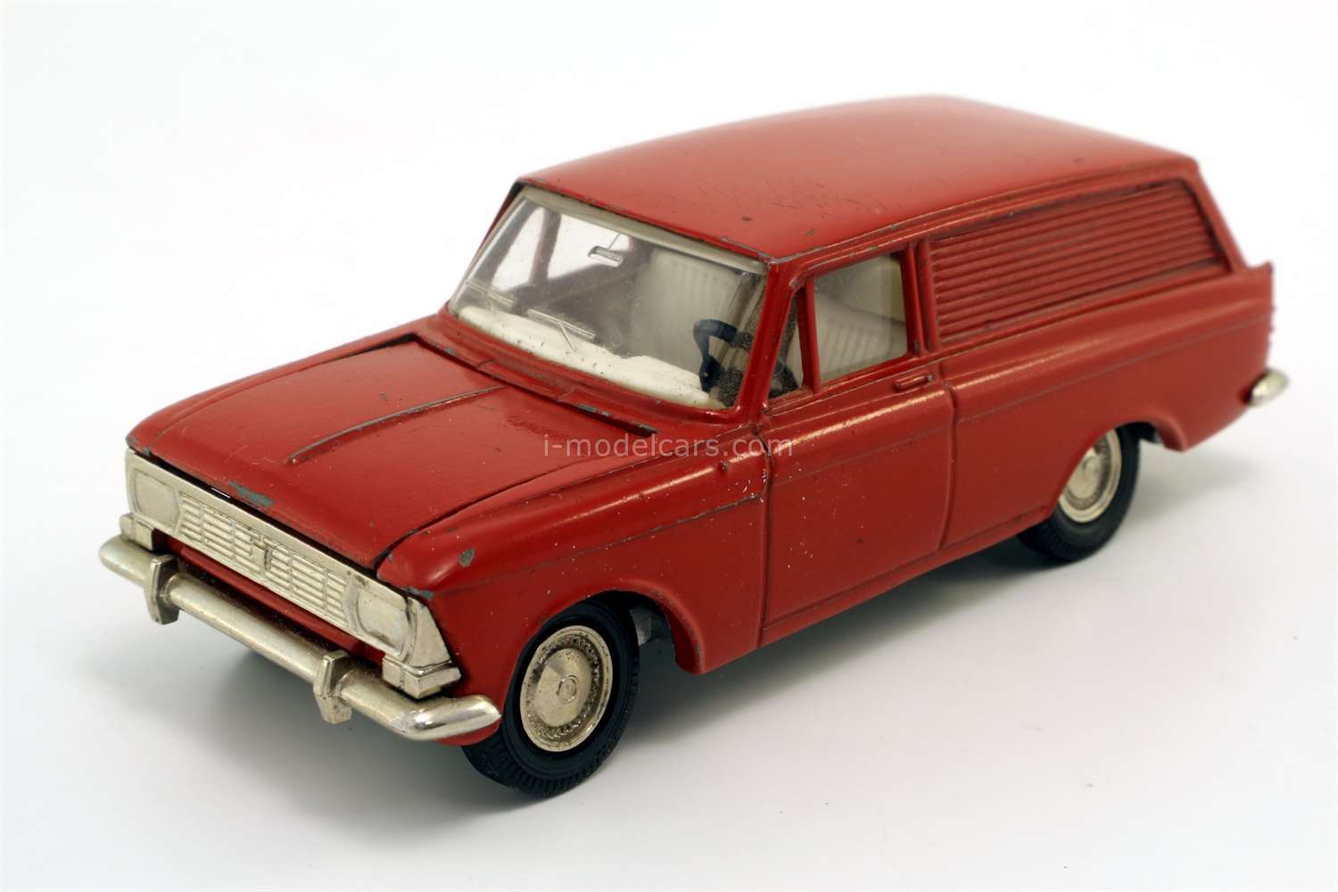 Moskvich-433 red (metal bottom) Agat Tantal Made in USSR 1:43