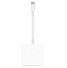 Умный адаптер Xiaomi Type-C to USB+USB-C+HDMI