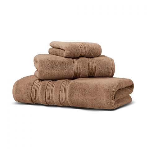 Полотенце 100x150 Hamam Nova cafe au late темная карамель