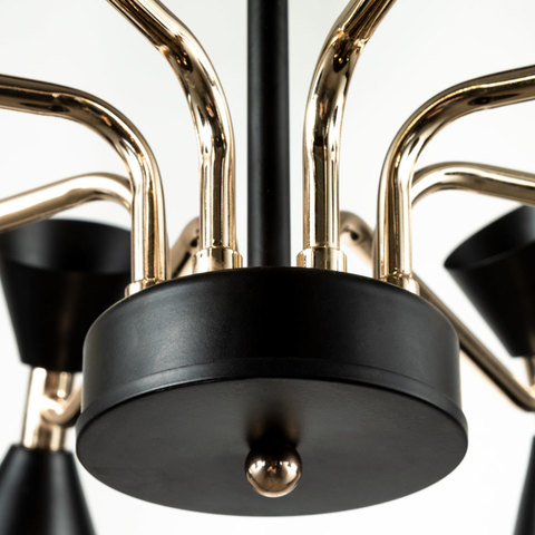 Люстра Arte Lamp Wellington A2711PL-8BK