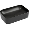 Ceramica Nova Element CN6053MB Умывальник чаша накладная прямоугольная 605*380*122мм (цвет Чёрный Матовый)