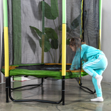 Батут DFC JUMP KIDS 55" зелено-желтый фото №7