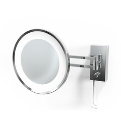 Decor Walther 0122200 Decor Walther BS 36/V LED Косметическое зеркало 22см, подвесное, увел. 5x, подсветка LED, цвет: хром фото
