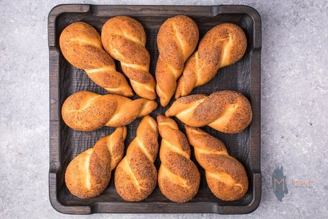 Мини косичка с корицей, 10 шт.