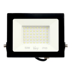 89-0-655 Прожектор светодиодный 50Вт, IP65 6500K, черный (Very)