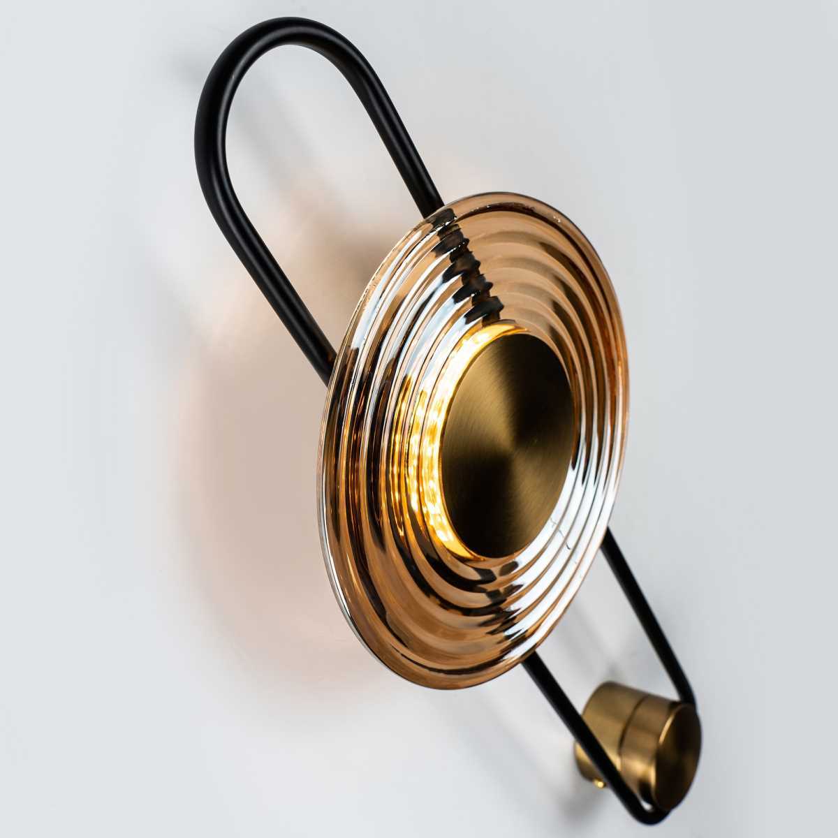 Настенный светодиодный светильник Modelux Modestyle MS.1507.01 BK-BS