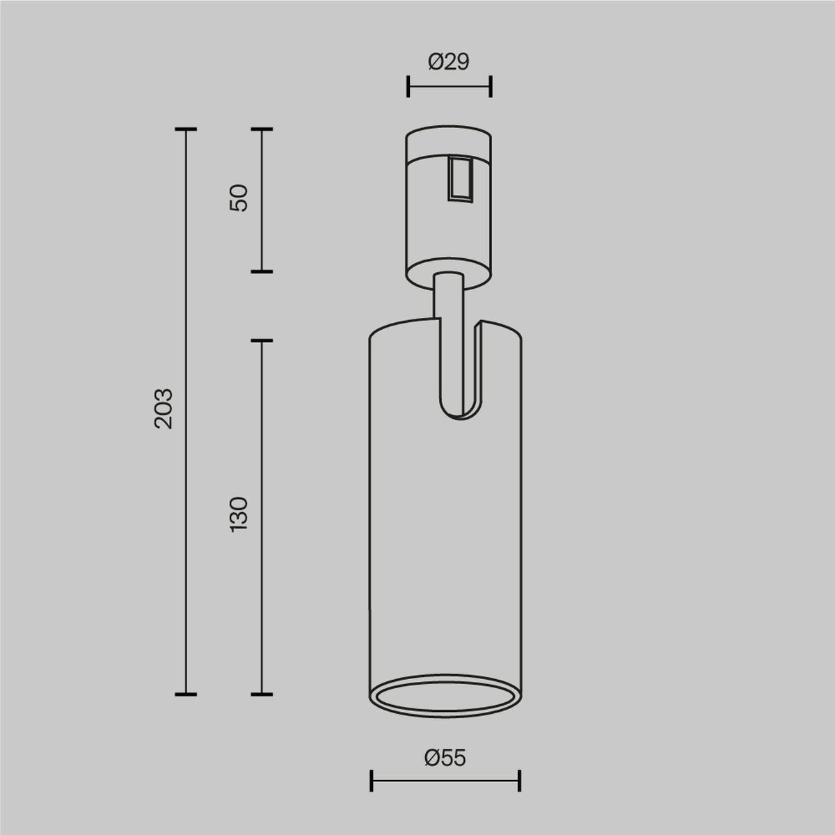 Трековый светильник Maytoni Technical Focus Led TR144-1-12W3K-W-BS