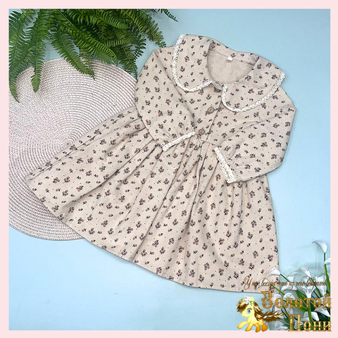 Платье хл/фланель детское (1-3) 251023-GN543