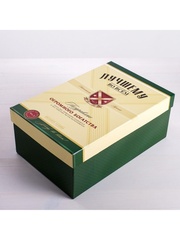 Коробка одиночная, Прямоугольник, «Лучшему во всём», 20*12.5*7.5 см, 1 шт.