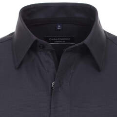 Сорочка мужская Casamoda Comfort Fit 334025200-800 из фактурной ткани чёрная