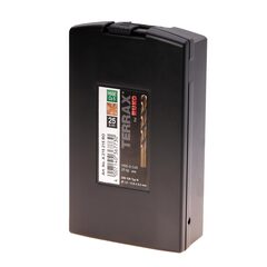 Набор сверл по металлу 1-13мм 25шт DIN338 HSSE-Co5 130° (пл. кейс) Terrax by Ruko A215215RO