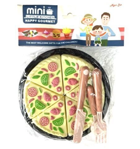 Пицца в пакете с приборами, Размер 17см