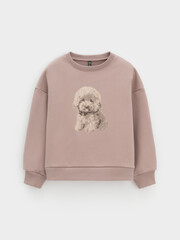 джемпер  для девочки  КР 302816/латте к625