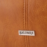 Сумка Саломея 357 македония горчичный + шоколад