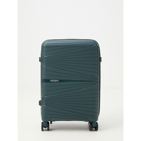 Чемодан MIRONPAN полипропилен Зеленый Малахит (S + ) 58х39х22 см/2,6 кг/48 л (распродажа)