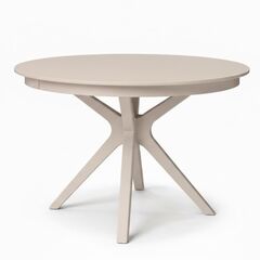 Обеденный стол Гермес 100(130)x100 (сатин)