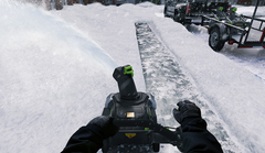 Снегоуборщик Greenworks GD82ST 82V (56 см) аккумуляторный, без АКБ и ЗУ