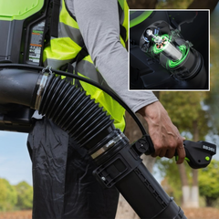 Воздуходувка Greenworks GD82BP2 82V (362 км/ч) ранцевая аккумуляторная, без АКБ и ЗУ