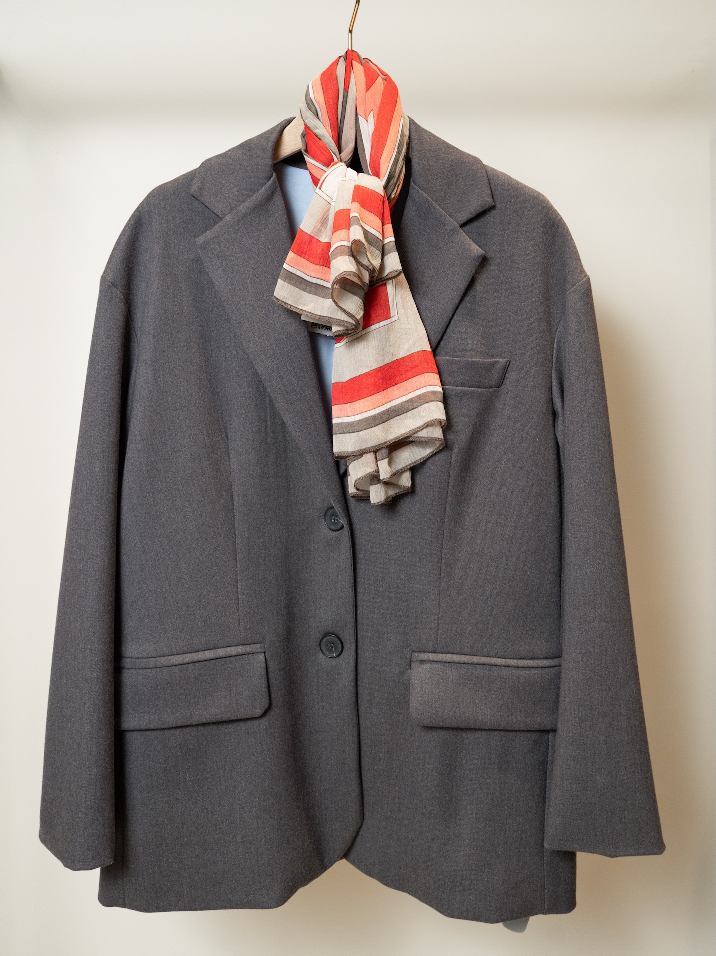 Блейзер с шарфом в комплекте PREMIUM QUALITY